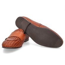 Load image into Gallery viewer, Unique Patterned Double Monks-Tan