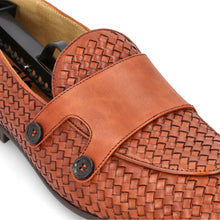 Load image into Gallery viewer, Unique Patterned Double Monks-Tan