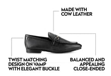 Load image into Gallery viewer, Round Braided Loafers-Black