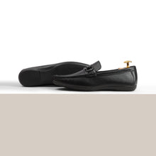 Load image into Gallery viewer, Stylish Buckled Moccasins - Black