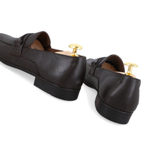 Load image into Gallery viewer, Twisted Rope Buckled Loafers - Dark Brown
