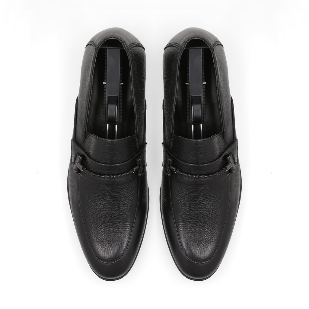 Twisted Rope Buckled Loafers