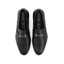Load image into Gallery viewer, Sleek Golden Buckled Loafers