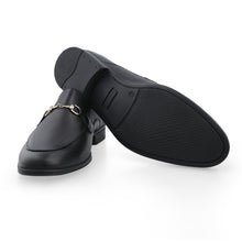 Load image into Gallery viewer, Sleek Golden Buckled Loafers