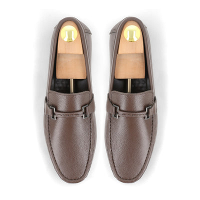 Classic Buckled Moccasin - Brown