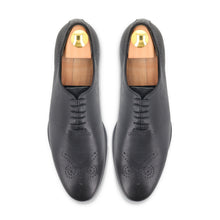 Load image into Gallery viewer, Lace-up Brogue Oxfords - Black