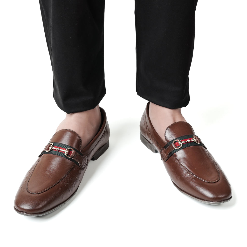 Regal Horse-Bit Buckled Loafers - Brown