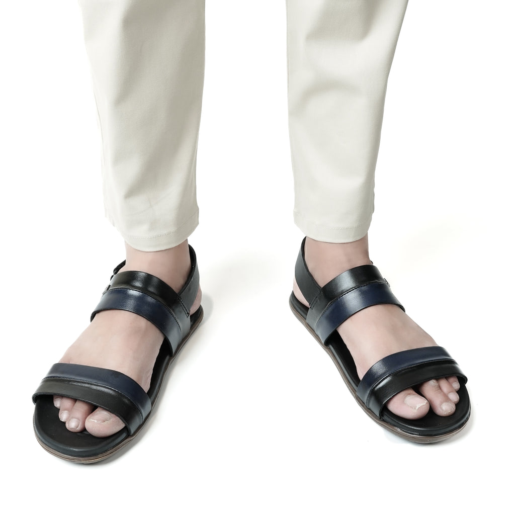 FHS Dual Tone Sandals - Black