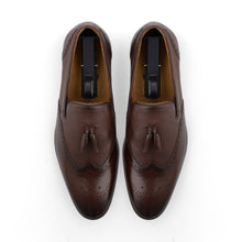 Load image into Gallery viewer, Unique Tassel Brogue Loafers-Brown