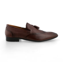 Load image into Gallery viewer, Unique Tassel Brogue Loafers-Brown