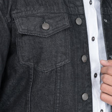 Load image into Gallery viewer, Black Denim Sherpa Jacket - FHS Official