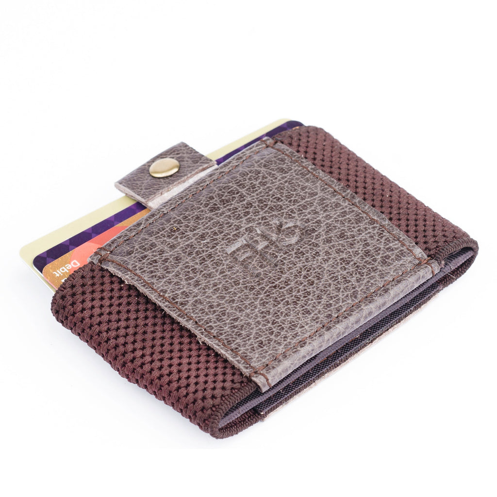 Classic Versatile Moneyclip Brown Wallet - FHS Official