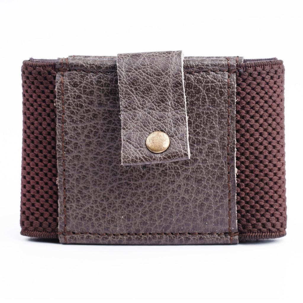 Classic Versatile Moneyclip Brown Wallet - FHS Official