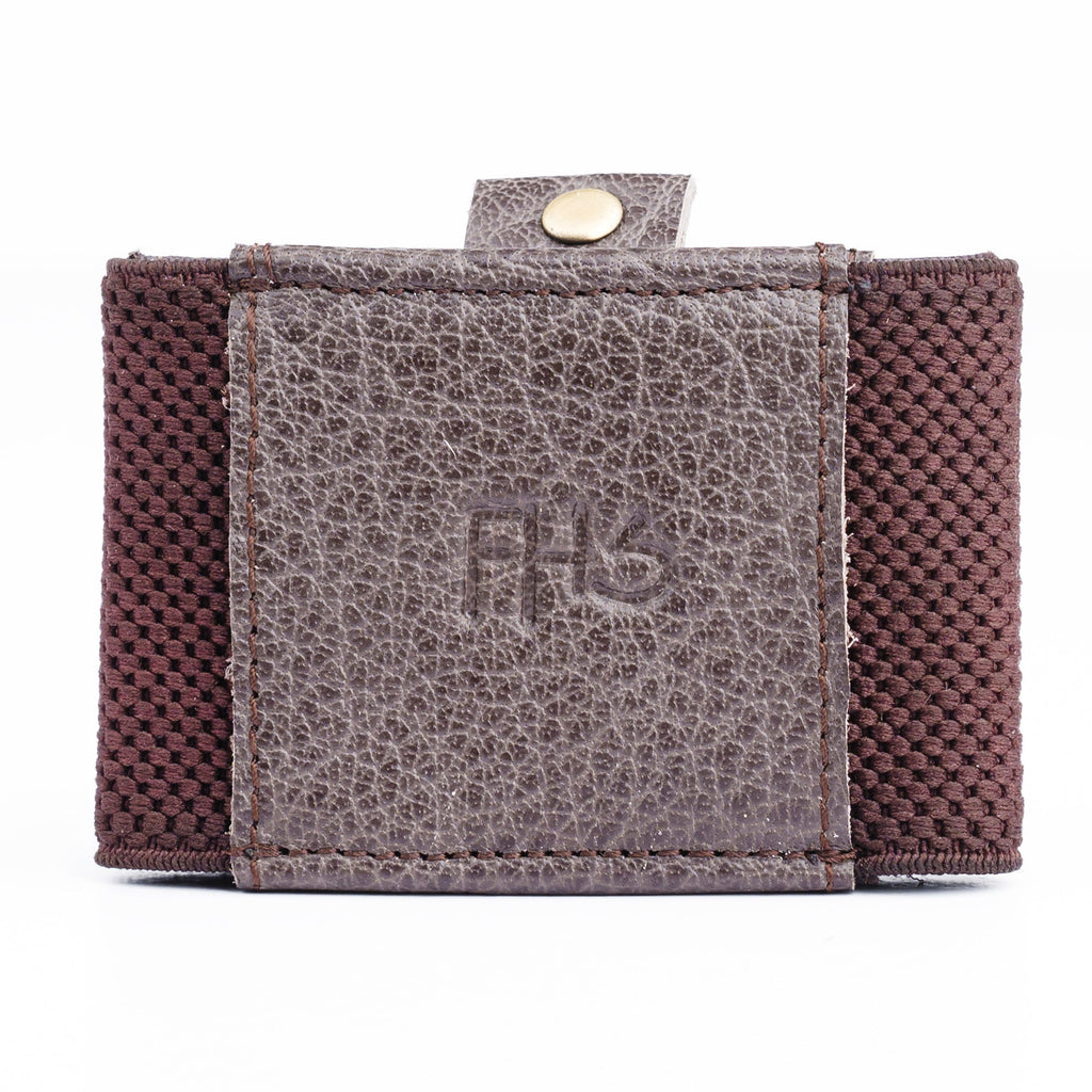 Classic Versatile Moneyclip Brown Wallet - FHS Official