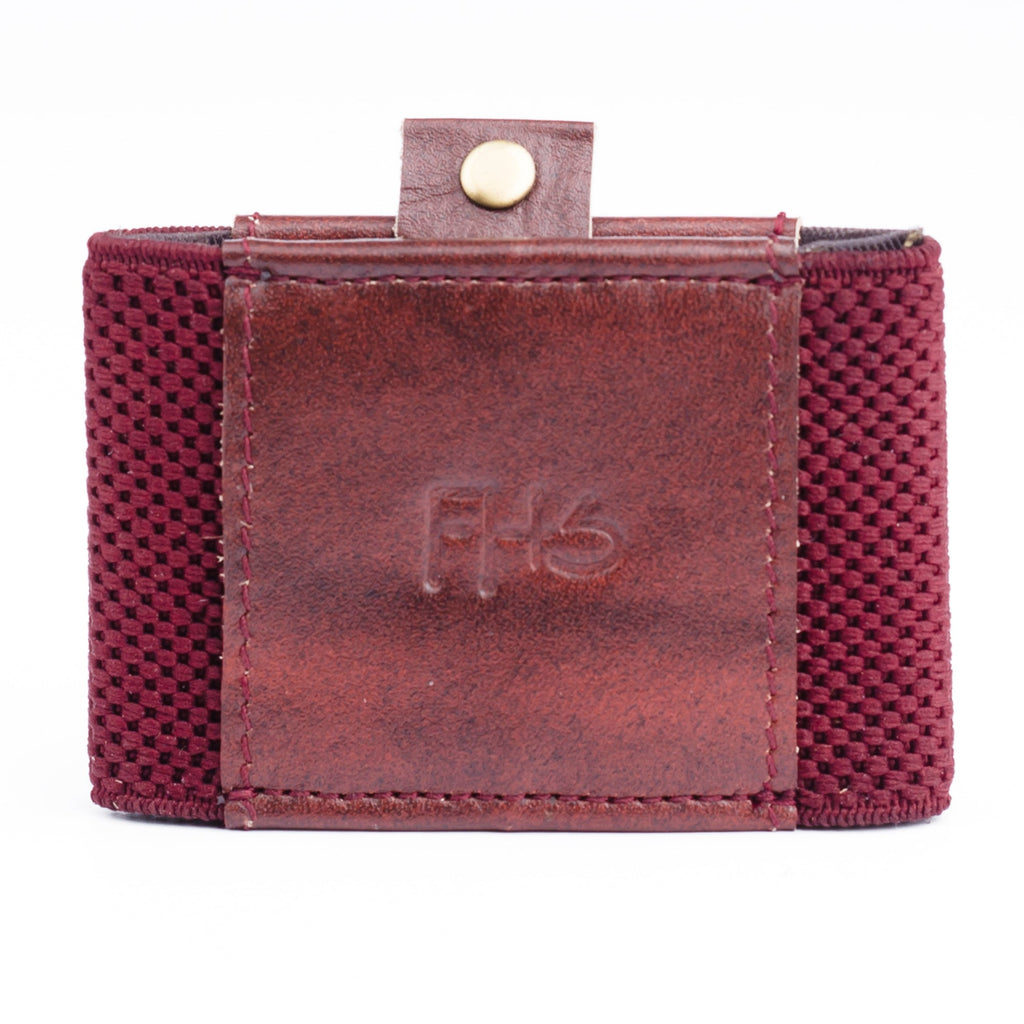 Classic Versatile Moneyclip Maroon Wallet - FHS Official