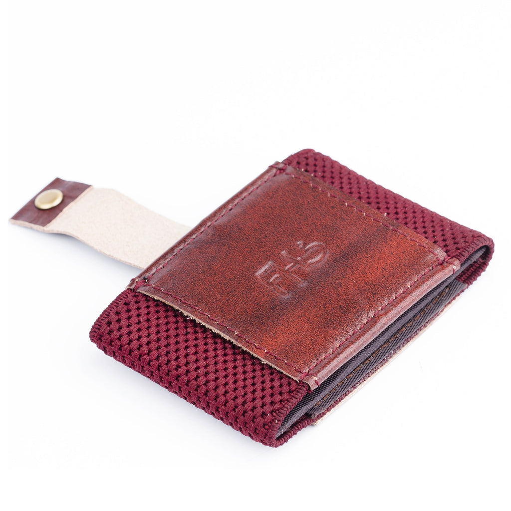 Classic Versatile Moneyclip Maroon Wallet - FHS Official