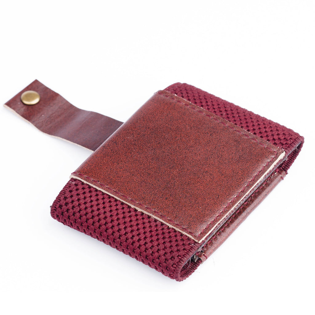 Classic Versatile Moneyclip Maroon Wallet - FHS Official