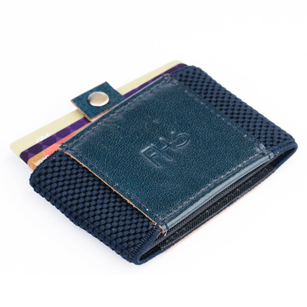 Classic Versatile Moneyclip Navy Wallet - FHS Official