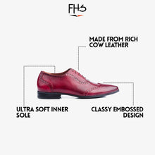 Load image into Gallery viewer, Full Brogue Oxford - Maroon - FHS Official