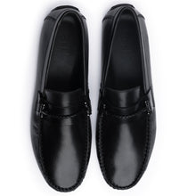 Load image into Gallery viewer, Horse Bit Buckle Moccasin - Black - FHS Official