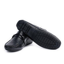 Load image into Gallery viewer, Horse Bit Buckle Moccasin - Black - FHS Official