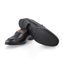 Load image into Gallery viewer, Premium black strapped loafer - FHS Official
