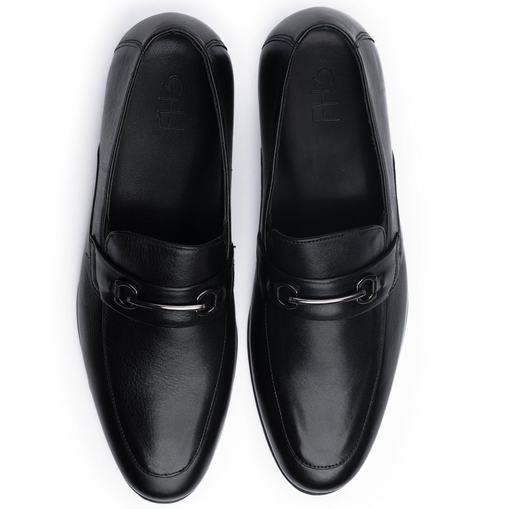Smart & Sleek Black Loafers - FHS Official