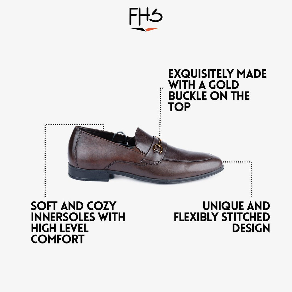 Smart & Sleek Brown Loafers - FHS Official