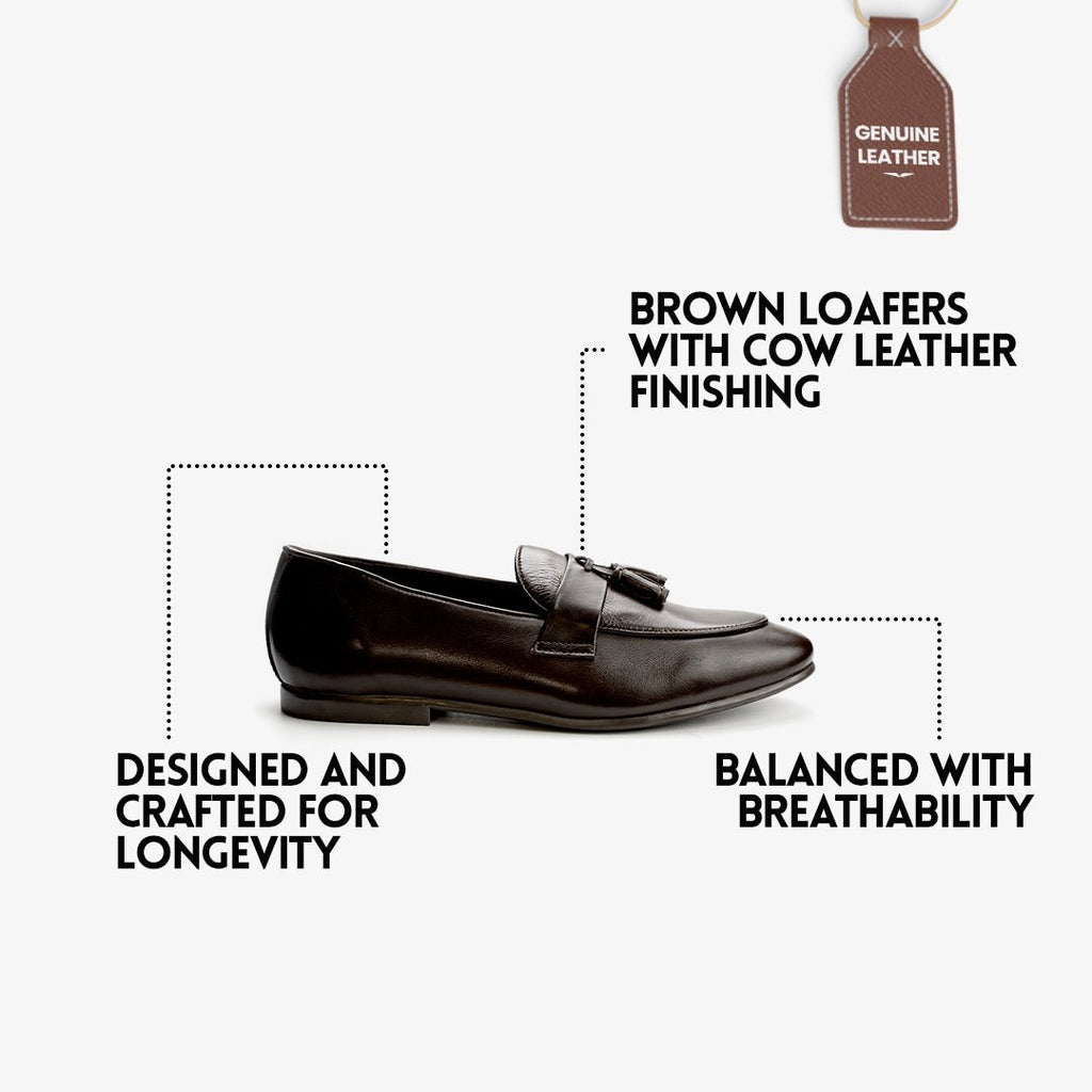 Wingtip Tassle Loafer-Brown - FHS Official