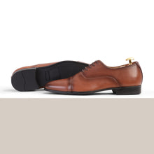 Load image into Gallery viewer, Classic Leather Oxfords - Tan