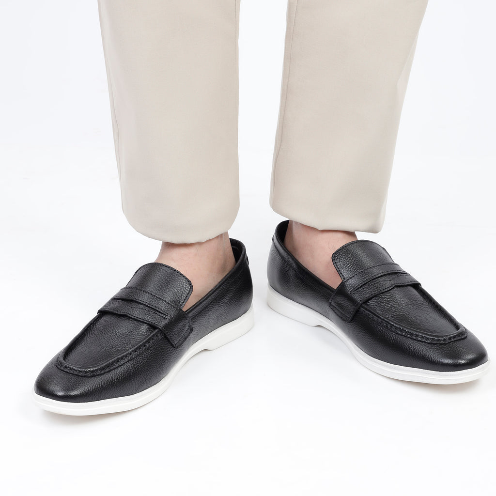 Modern Penny Loafers - Black