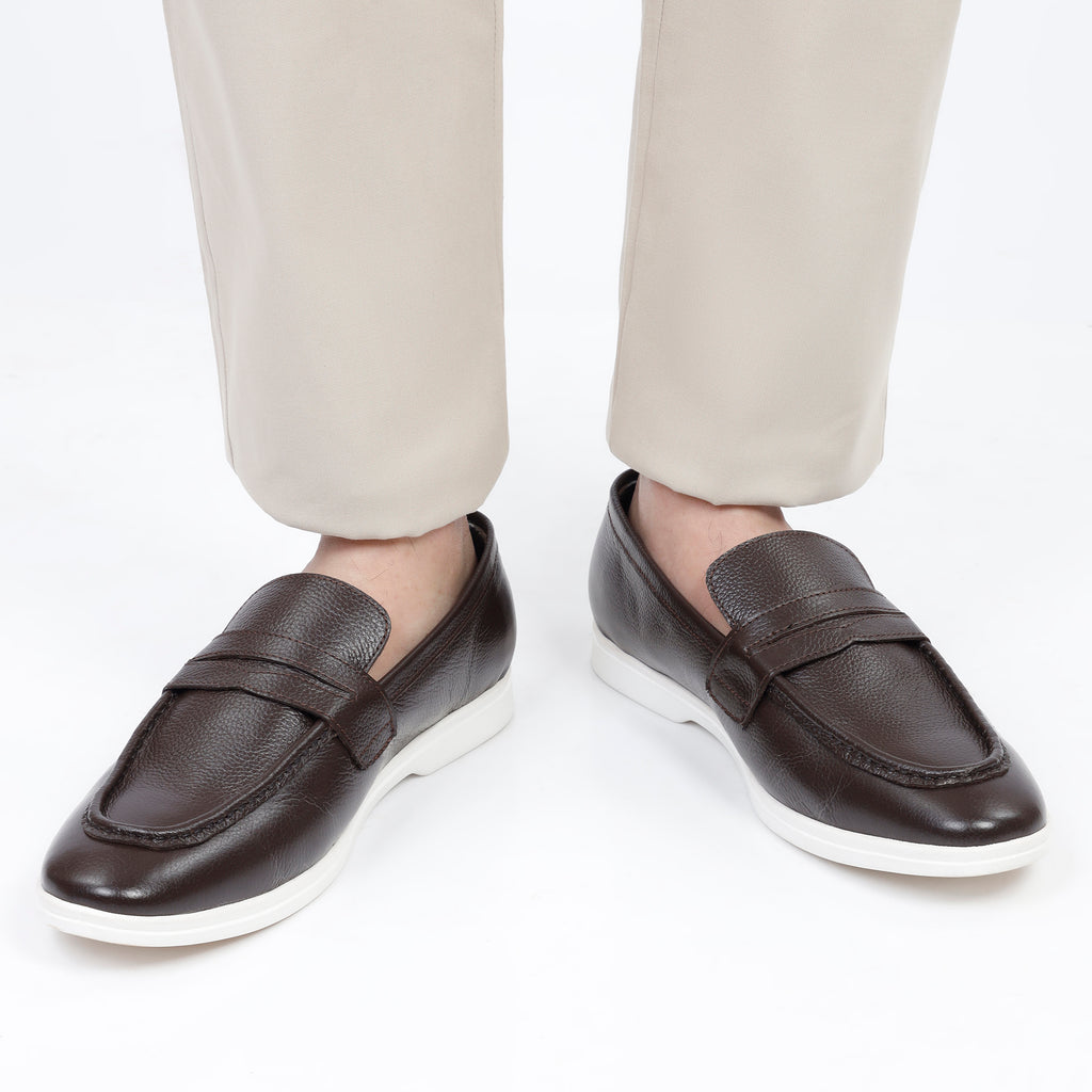 Modern Penny Loafers - Brown