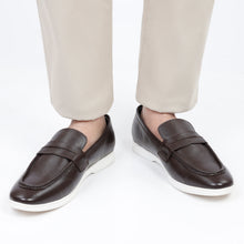 Load image into Gallery viewer, Modern Penny Loafers - Brown