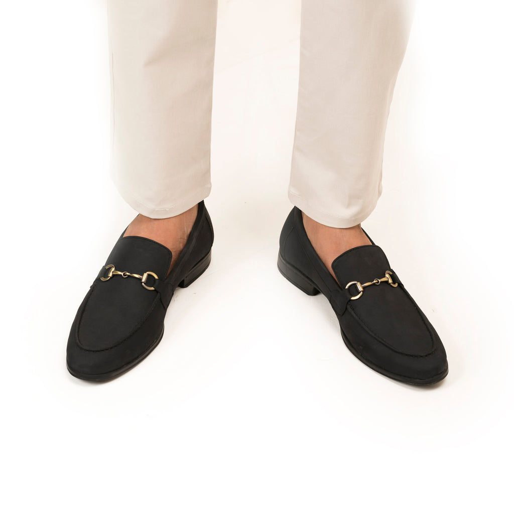 Prestige Nubuck Loafers - Navy
