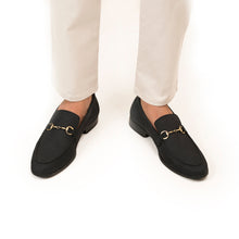 Load image into Gallery viewer, Prestige Nubuck Loafers - Navy