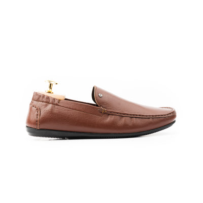 Comfortable Adaptive Moccasins - Brown