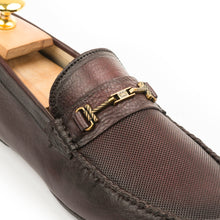 Load image into Gallery viewer, Handcrafted Two-Tone Leather Moccasins - Brown