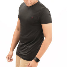 Load image into Gallery viewer, Solid Black V-Neck