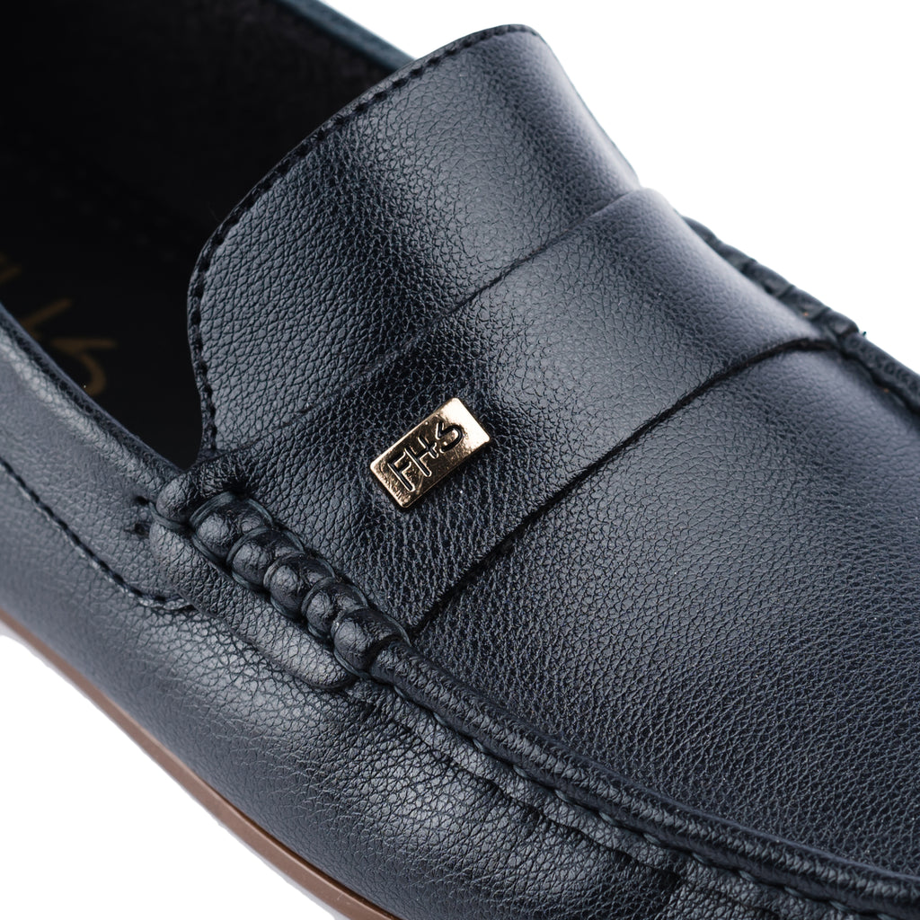FHS Strapped Moccasins-Navy