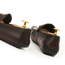 Load image into Gallery viewer, Handcrafted Two-Tone Leather Moccasins - Brown