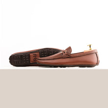 Load image into Gallery viewer, Perforated Driver Moccasins-Tan