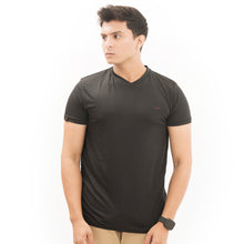 Load image into Gallery viewer, Solid Black V-Neck