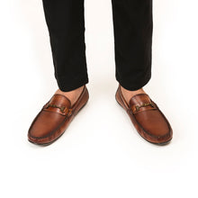 Load image into Gallery viewer, Heritage Two-Toned Moccasins - Tan