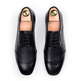 Open-Laced Derbies - Black
