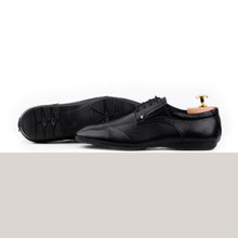 Load image into Gallery viewer, Open-Laced Derbies - Black