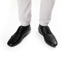 Load image into Gallery viewer, Open-Laced Derbies - Black