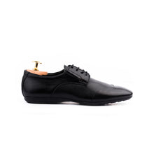 Load image into Gallery viewer, Open-Laced Derbies - Black