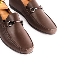 Load image into Gallery viewer, Classic Buckled Moccasins - Brown