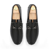 Patent Leather Moccasins - Black