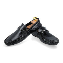 Load image into Gallery viewer, Patent Leather Moccasins - Black